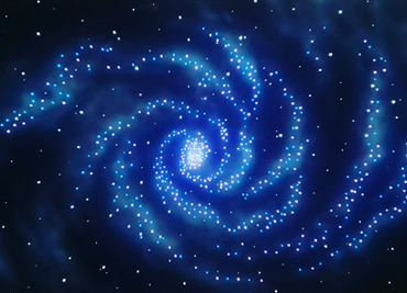 epixsky galaxy star panel with blue stars